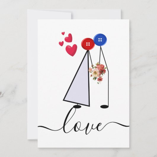 Liebe Feiertagskarte (Vorderseite)