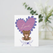 LIEBE FEIERTAGSKARTE (Stehend Vorderseite)
