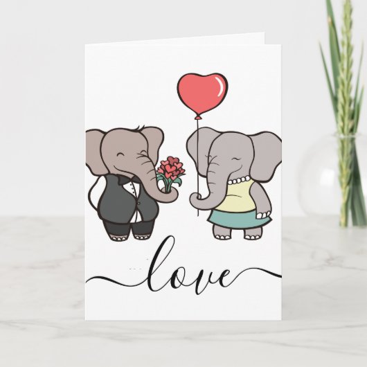 Liebe Feiertagskarte (Vorderseite)