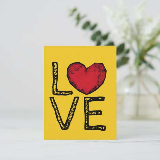 Liebe Feiertagskarte (Stehend Vorderseite)