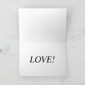 Liebe Feiertagskarte (Innenseite)