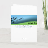 Liebe Feiertagskarte (Rückseite)