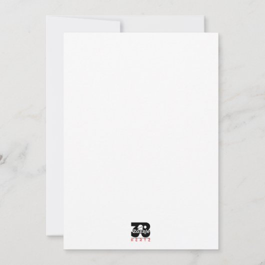 Liebe Feiertagskarte (Rückseite)