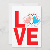 Liebe Feiertagskarte (Vorderseite)