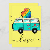 Liebe Feiertagskarte (Vorne/Hinten)