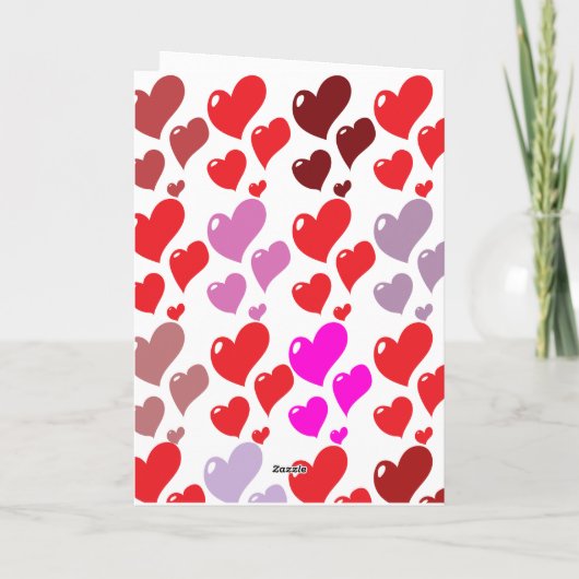 Liebe Feiertagskarte (Rückseite)