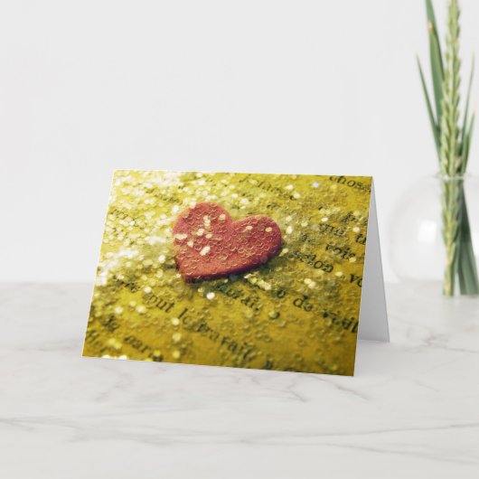 Liebe Feiertagskarte (Vorderseite)