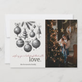 Liebe Feiertagskarte (Vorderseite)