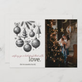 Liebe Feiertagskarte (Vorne/Hinten)
