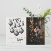 Liebe Feiertagskarte (Stehend Vorderseite)