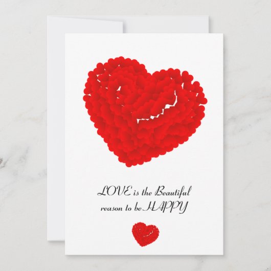 Liebe Feiertagskarte (Vorderseite)