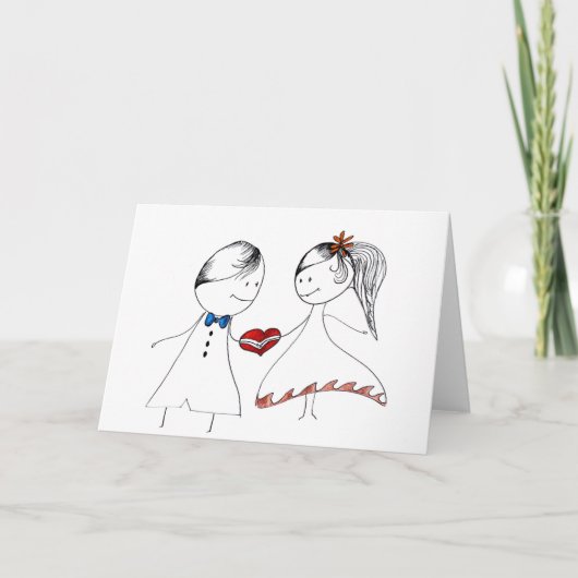 Liebe Feiertagskarte (Vorderseite)