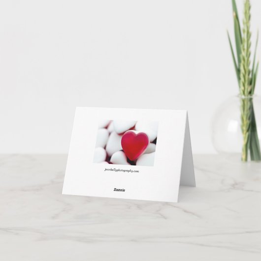 Liebe Feiertagskarte (Rückseite)