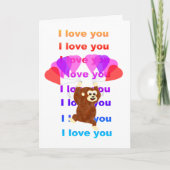 Liebe Feiertagskarte (Vorderseite)