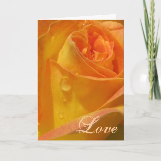 Liebe Feiertagskarte (Vorderseite)