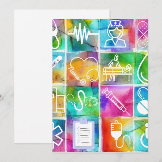 Liebe Feiertagskarte (Vorne/Hinten)