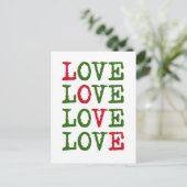 Liebe Feiertagspostkarte (Stehend Vorderseite)