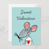 Liebe Feiertagspostkarte (Vorne/Hinten)