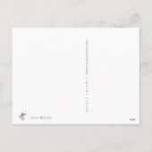 Liebe Feiertagspostkarte (Rückseite)