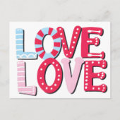 Liebe Feiertagspostkarte (Vorderseite)