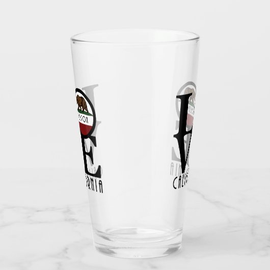 LIEBE Felton California Glas (Rechts)