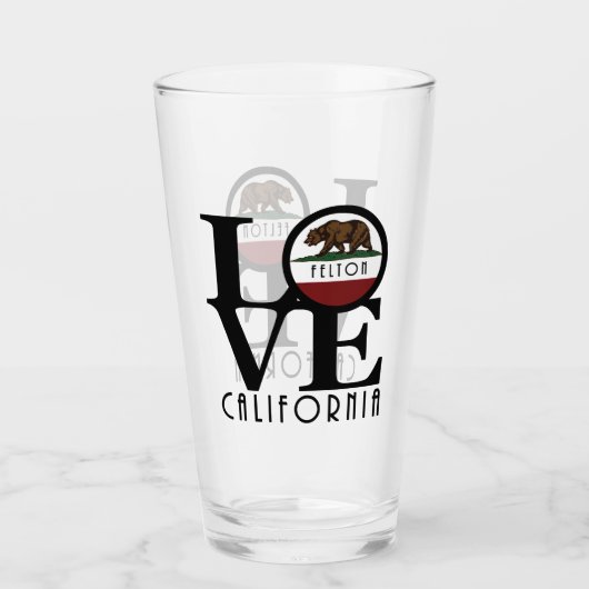 LIEBE Felton California Glas (Vorderseite)