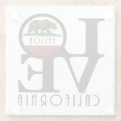 LIEBE Felton California Glasuntersetzer (Rückseite)