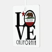LIEBE Felton California Ornament Aus Metall (Vorderseite links)