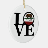 LIEBE Felton Keramik Ornament (Rechts)
