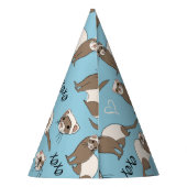 Liebe Ferrets - Blue Party Hat Partyhütchen (Rückseite)