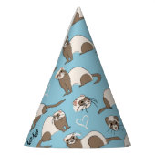 Liebe Ferrets - Blue Party Hat Partyhütchen (Links)