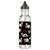 Liebe Ferrets - Schwarz Edelstahlflasche (Rechts)
