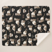 Liebe Ferrets - Schwarz Sherpadecke (Vorderseite (Horizontal))