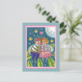 LIEBE, FEUERN & VOLLMOND, NIEDLICH VALENTINE FEIERTAGSPOSTKARTE (Stehend Vorderseite)