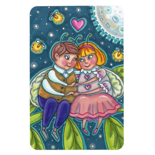 LIEBE, FEUERN & VOLLMOND, NIEDLICH VALENTINE MAGNET (Vertikal)