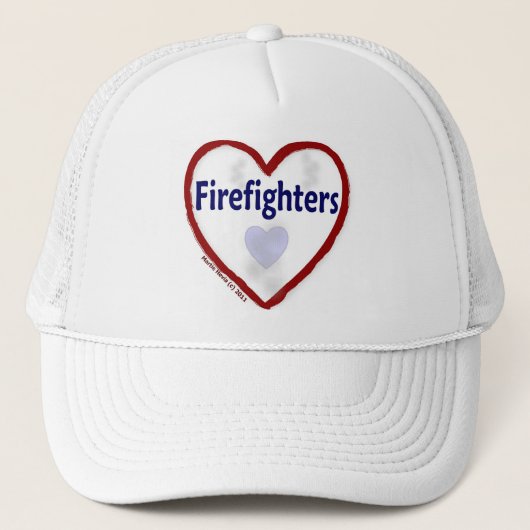 Liebe: Feuerwehrleute - Hat Truckerkappe (Vorderseite)