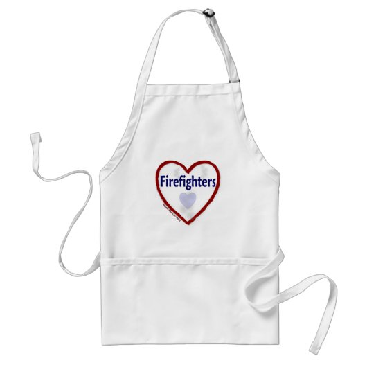 Liebe: Feuerwehrleute - Schürze (Vorne)