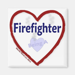 Liebe: Feuerwehrmann - Magnet