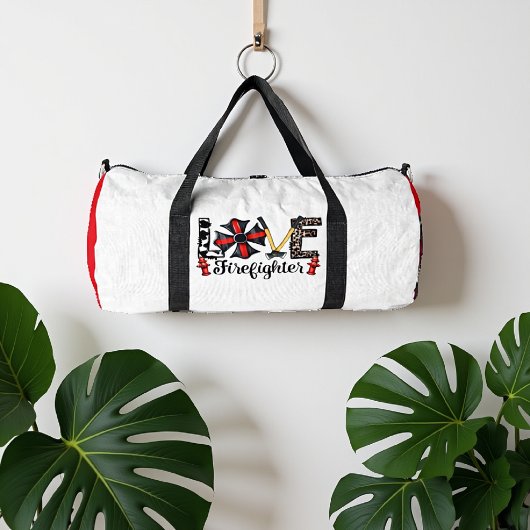Liebe Feuerwehrmann Malteser Axt Hydrant Duffle Bag