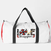 Liebe Feuerwehrmann Malteser Axt Hydrant Duffle Bag (Vorderseite)