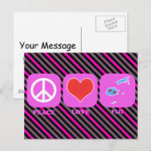 Liebe Fidschi Postkarte (Vorne/Hinten)