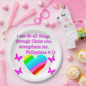 LIEBE FILMPHILIPPIANS 4:13 DESIGN PAPPTELLER (Party)