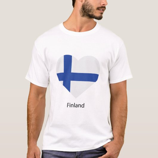 Liebe Finnland T-Shirt (Vorderseite)