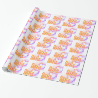 Liebe Fire Design Geschenkpapier