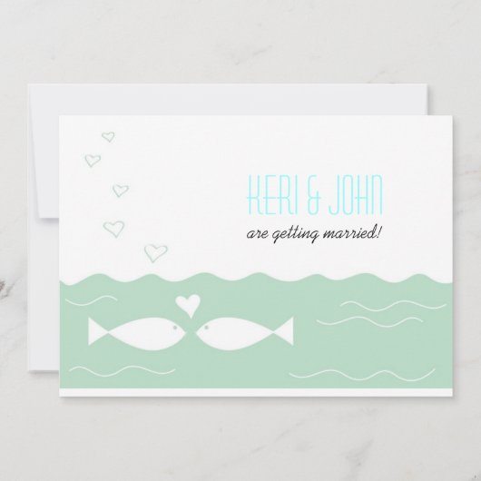 Liebe Fisch 2 Einladung (Rückseite)