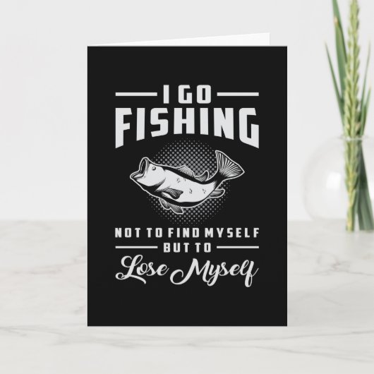 Liebe Fisch Fischerei Fischerei Fischerei Fischer  Karte (Vorderseite)