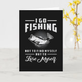 Liebe Fisch Fischerei Fischerei Fischerei Fischer  Karte (Gelbe Blume)