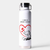 Liebe Fischen ICH BIN EIN GROSSER FANG Trinkflasche (Rückseite)