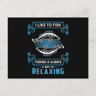 Liebe Fischerei Fischerei Fischerei Fischfang Fisc Postkarte
