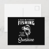 Liebe Fischerei Fischerei Fischerei Fischfang Fisc Postkarte (Vorne/Hinten)